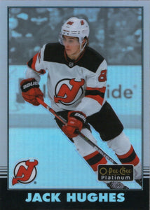 2020-21 Upper Deck O-Pee-Chee Platinum - Retro - Rainbow #R-42 Jack Hughes - New Jersey Devils - A