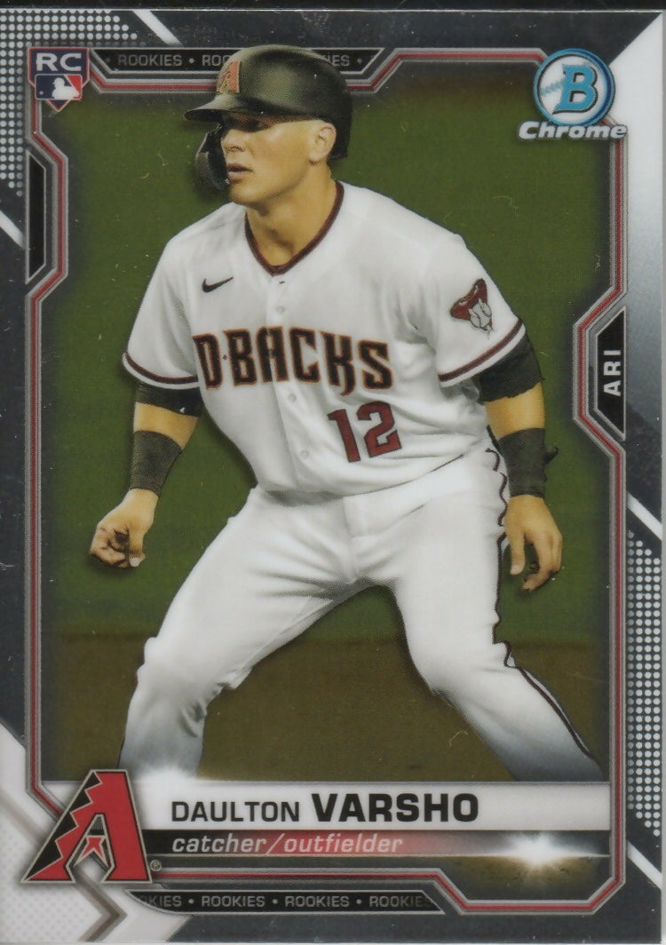 2021 Bowman Chrome Baseball - [Base] #95 Daulton Varsho - Arizona Diamondbacks - A