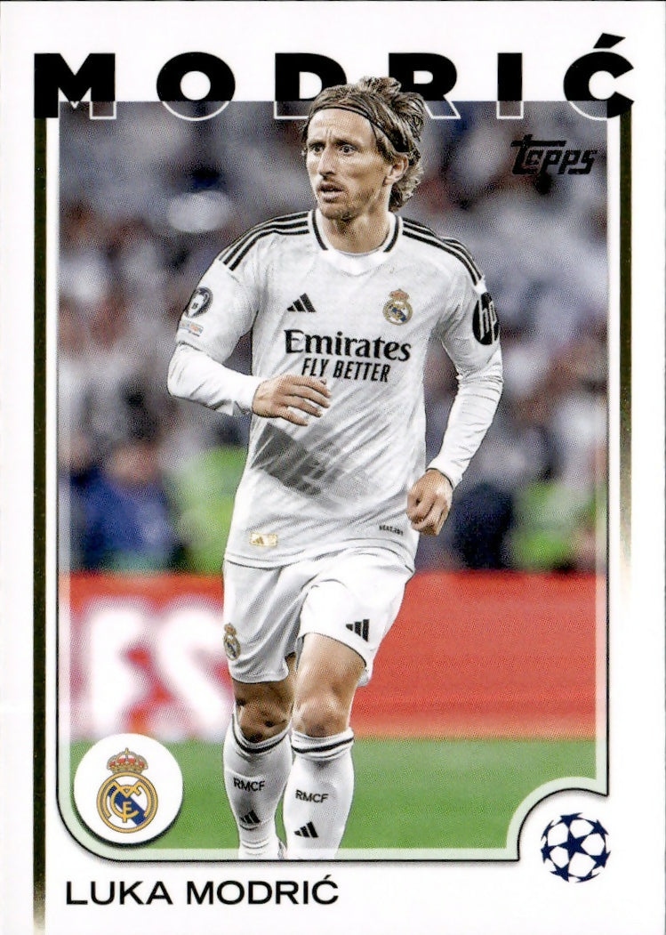 2024-25 Topps UEFA Club Competitions - Base #149 Luka Modric - Real Madric C.F. - A
