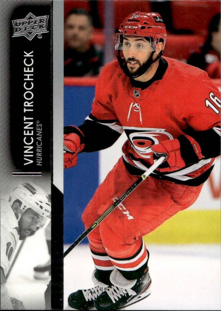 2021-22 Upper Deck Series 2 Hockey - Base #288 Vincent Trocheck - Carolina Hurricanes - A