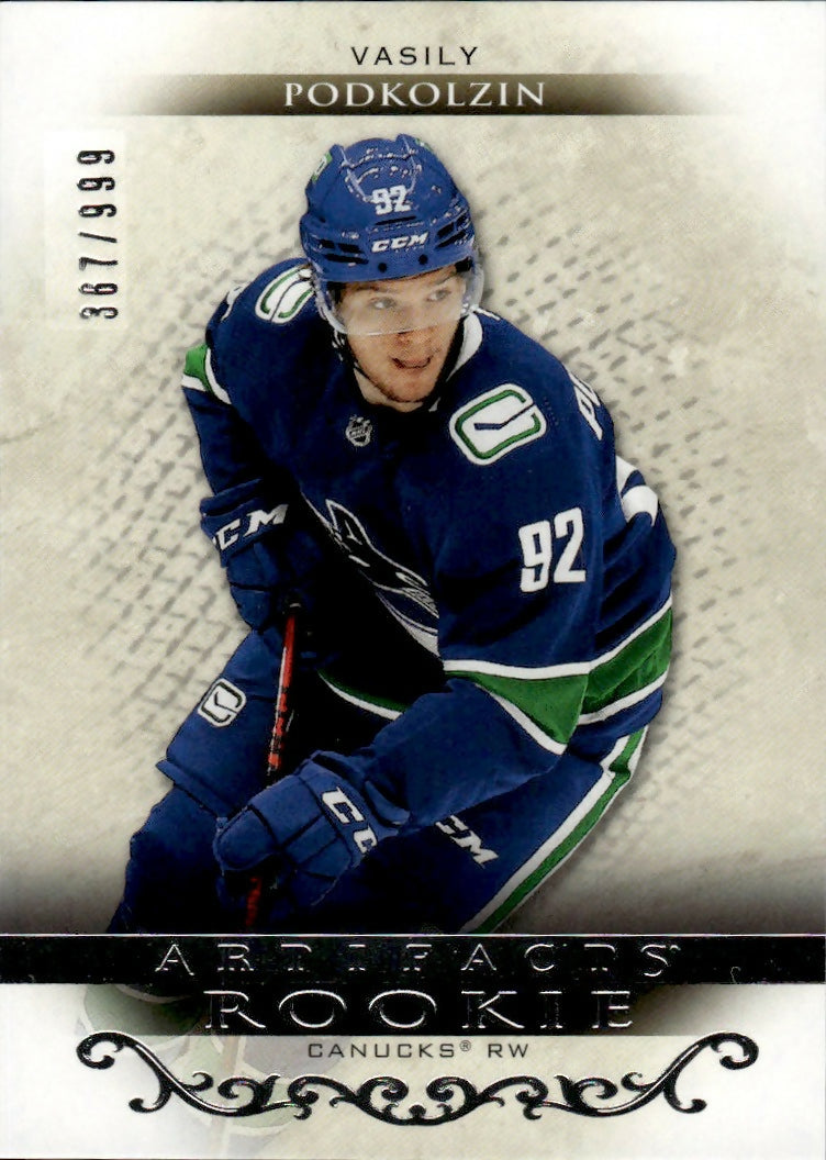 2021-22 Upper Deck Artifacts Hockey - Base :299 #RED209 Vasily Podkolzin - Vancouver Canucks - A