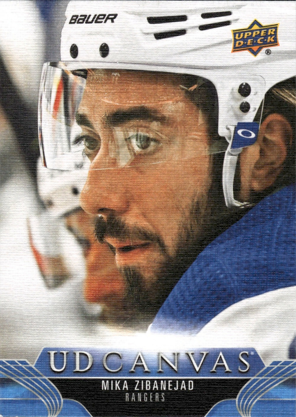 2023-24 Upper Deck Series 2 Hockey - UD Canvas #C174 Mika Zibanejad - New York Rangers