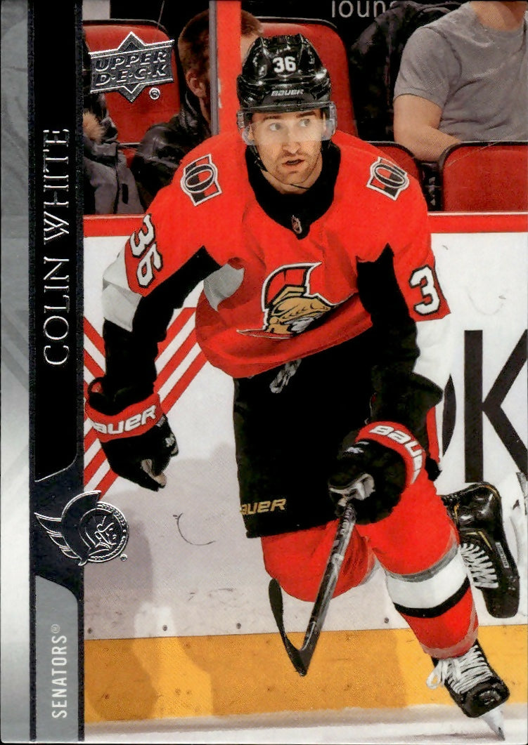 2020-21 Upper Deck Series 1 Hockey #131 Colin White - Ottawa Senators