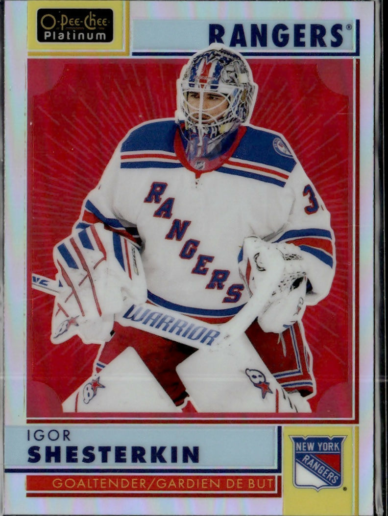 2022-23 Upper Deck O-Pee-Chee Platinum Hockey - Retro #R-10 Igor Shesterkin - New York Rangers - A