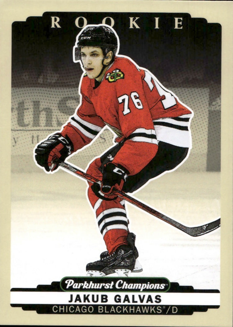 2022-23 Upper Deck Parkhurst Champions - Base #266 Jakub Galvas - Chicago Blackhawks - A