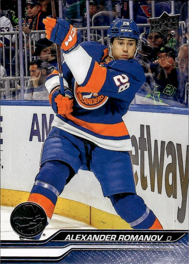 2023-24 Upper Deck Series 2 Hockey - Base #366 Alexander Romanov - New York Islanders