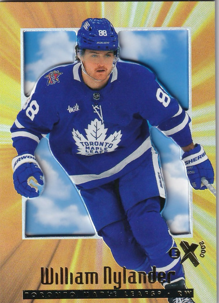 2023-24 Upper Deck SkyBox E-X 2000 - Base - Credentials #6 William Nylander - Toronto Maple Leafs - A