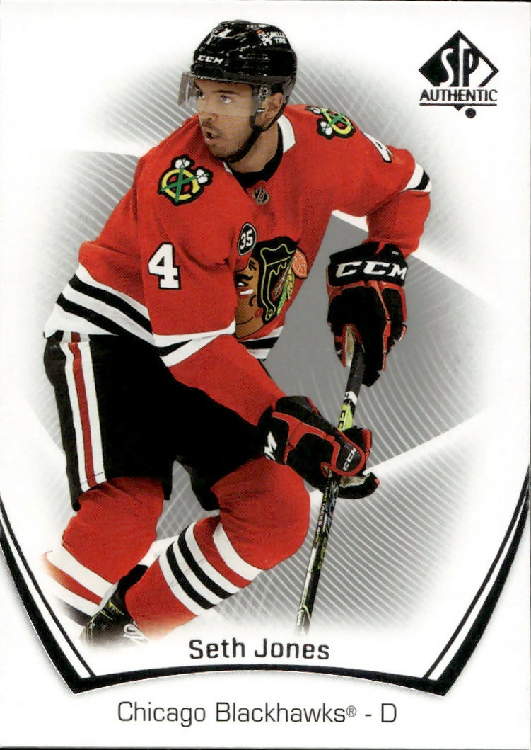 2021-22 Upper Deck SP Authentic Hockey - Base #59 Seth Jones - Chicago Blackhawks - A