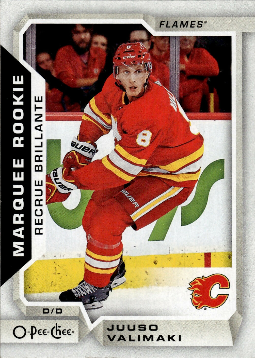 2018-19 O-Pee-Chee Hockey - Base - Marquee Rookie #648 Juuso Valimaki - Calgary Flames