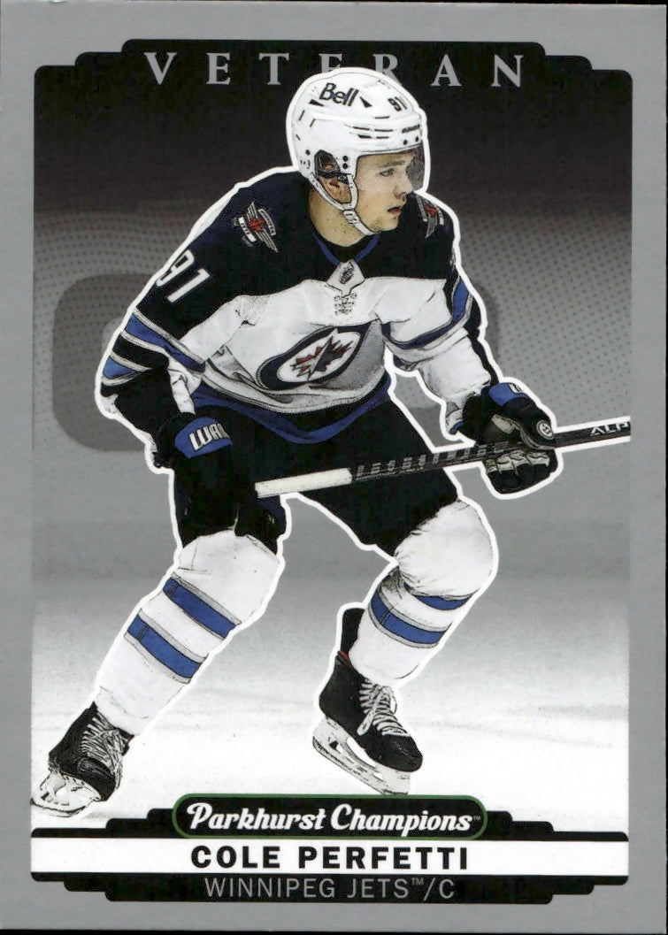 2022-23 Upper Deck Parkhurst Champions - Base - Silver #243 Cole Perfetti - Winnipeg Jets - A