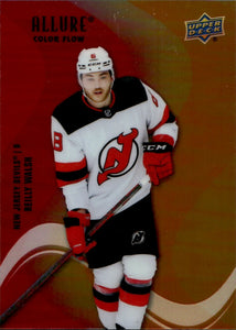 2022-23 Upper Deck Allure Hockey - Color Flow - Red-Orange #SF-9 Reilly Walsh - New Jersey Devils - A