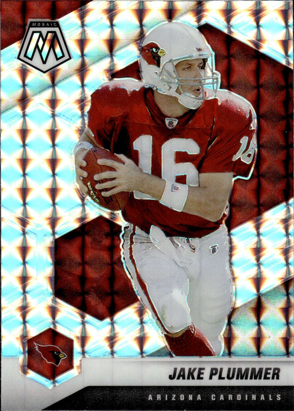 2021 Panini Mosaic Football Mosaic Prizms #34 Jake Plummer - Arizona Cardinals