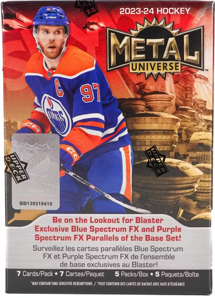 2023/24 Upper Deck Skybox Metal Universe Hockey 5-Pack Blaster Box