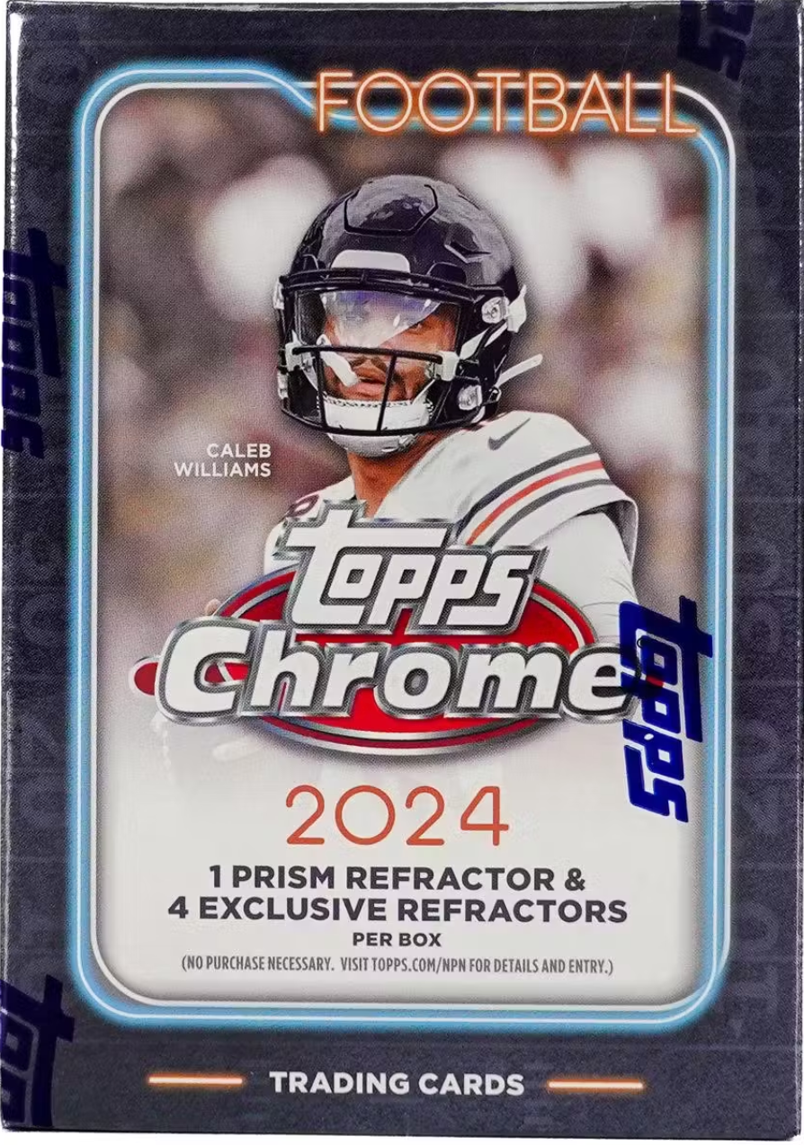 2024 Topps Chrome Football 7-Pack Blaster Box