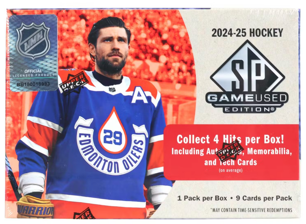 2024-25 Upper Deck SP Game Used Hockey Hobby Box