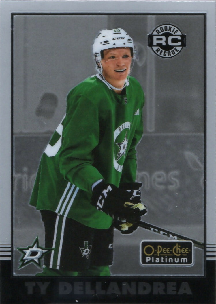 2020-21 Upper Deck O-Pee-Chee Platinum - Retro #R-80 Ty Dellandrea - Dallas Stars - A