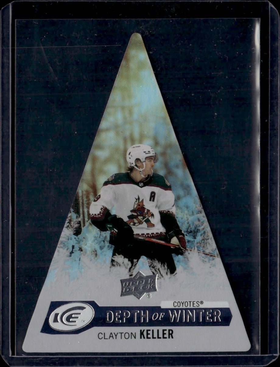 2023-24 Upper Deck Ice Hockey - Depth Of Winter #DW-27 Clayton Keller - Arizona Coyotes - A