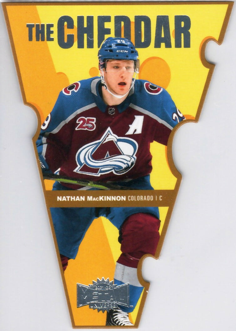2021-22 Upper Deck Skybox Metal Universe - The Cheddar #TC-10 Nathan MacKinnon - Colorado Avalanche - A