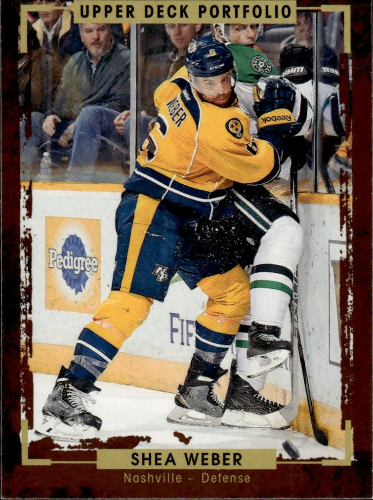 2015-16 Upper Deck Portfolio Hockey - Base #65 Shea Weber - Nashville Predators