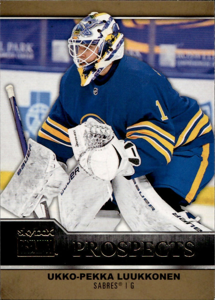 2021-22 Upper Deck Skybox Metal Universe - Prospects #PP-15 Ukko-Pekka Luukkonen - Buffalo Sabres - A
