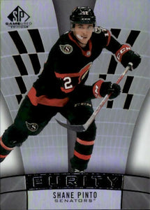 2021-22 Upper Deck SP Game Used Hockey - Purity #P-86 Shane Pinto - Ottawa Senators - A