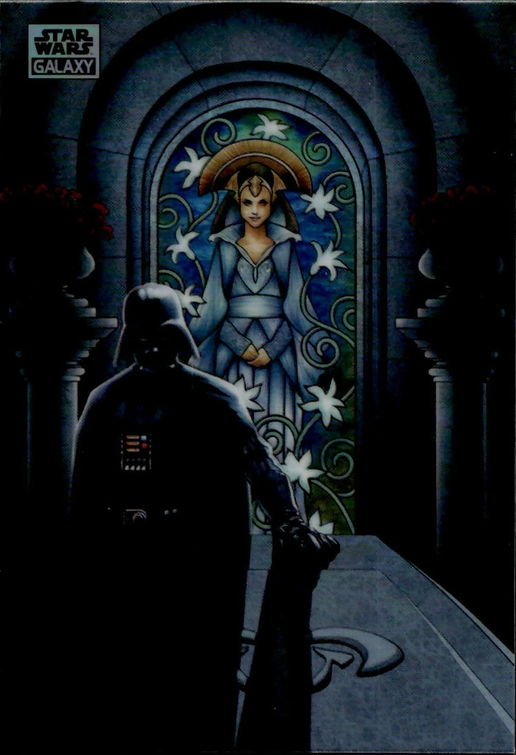 2024 Topps Star Wars Galaxy Chrome - Base #31 Mourning For Padme - A