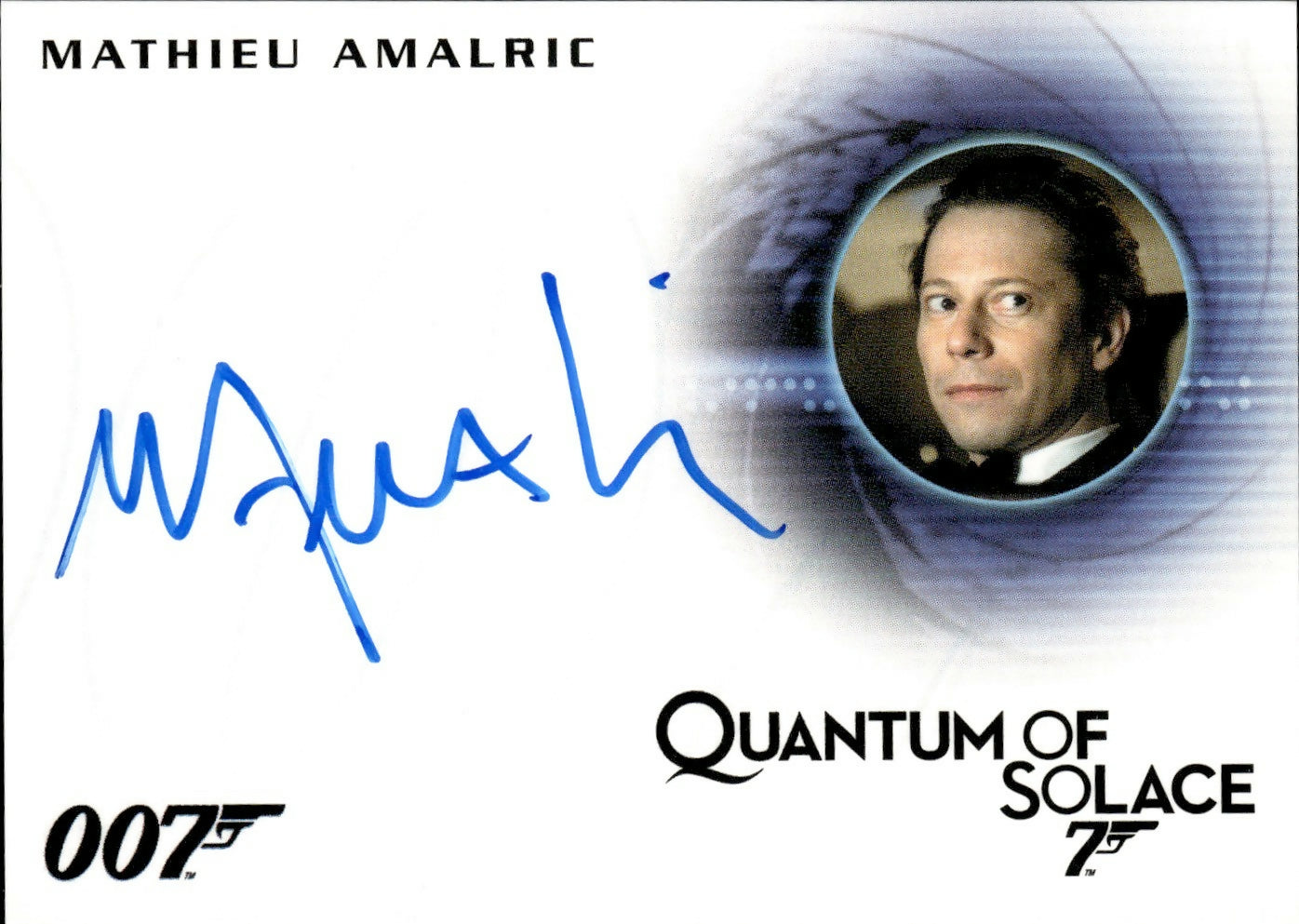 2015 Rittenhouse James Bond - Archives 2015 Edition - Autographs #A273 Dominic Greene - Mathieu Amalric