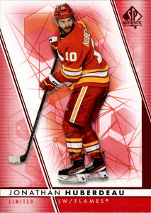 2022-23 Upper Deck SP Authentic Hockey - Base - Limited Red #11 Jonathan Huberdeau - Calgary Flames