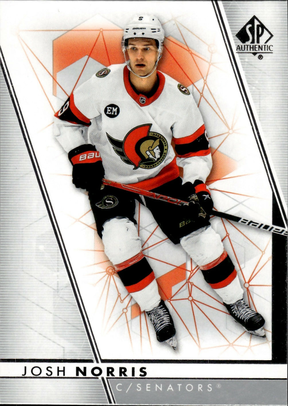 2022-23 Upper Deck SP Authentic Hockey - Base #94 Josh Norris - Ottawa Senators