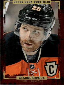 2015-16 Upper Deck Portfolio Hockey - Base #49 Claude Giroux - Philadelphia Flyers