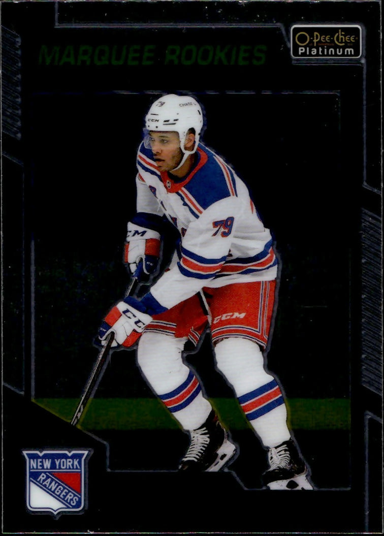 2020-21 Upper Deck O-Pee-Chee Platinum - Base - Marquee Rookie #195 K'Andre Miller - New York Rangers - A