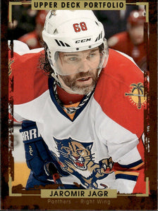 2015-16 Upper Deck Portfolio Hockey - Base #165 Jaromir Jagr - Florida Panthers