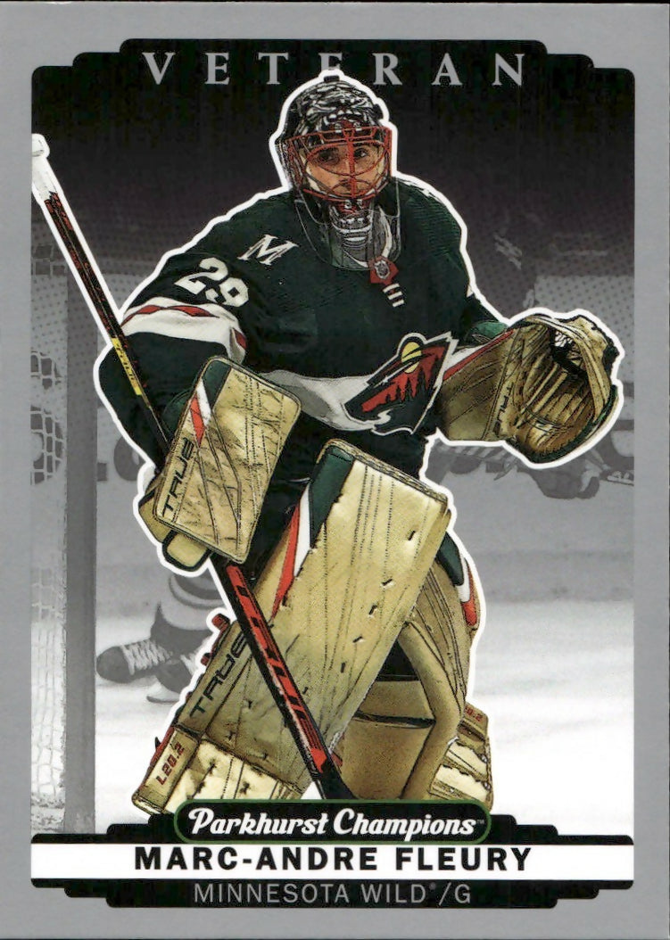 2022-23 Upper Deck Parkhurst Champions - Base - Silver #150 Marc-Andre Fleury - Minnesota Wild - A