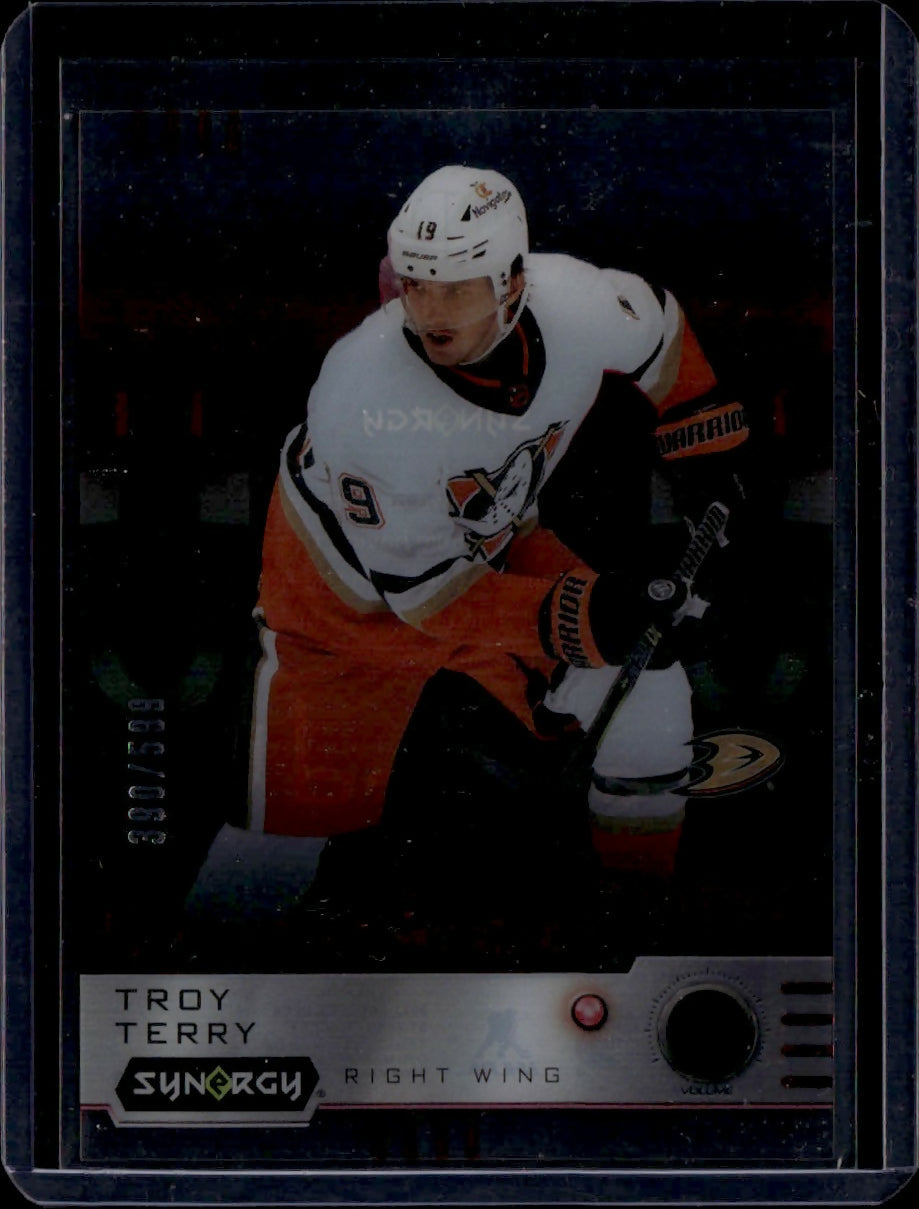 2023-24 Upper Deck Synergy Hockey - Cranked Up - Red :599 #CR-TT Troy Terry - Anaheim Ducks - A