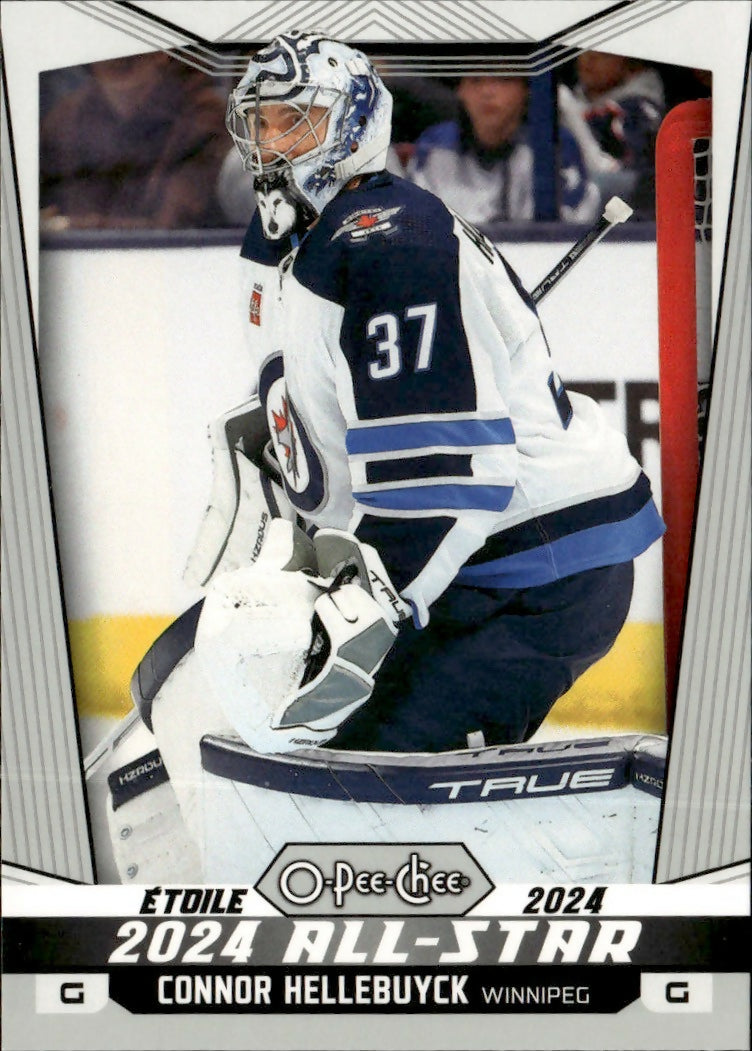 2024-25 Upper Deck O-Pee-Chee - Base - All Star #505 Connor Hellebuyck - Winnipeg Jets - A