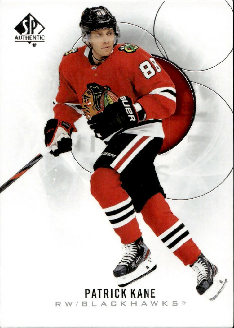 2020-21 Upper Deck Sp Authentic Hockey - Base #60 Patrick Kane - Chicago Blackhawks - A