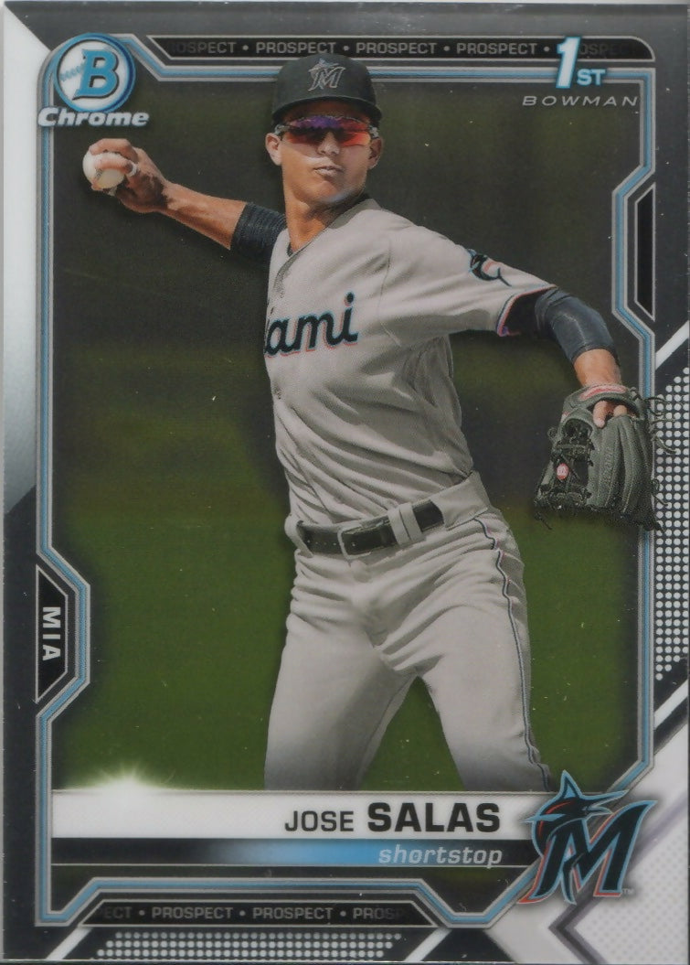2021 Bowman Baseball - Chrome Prospects #BCP-110 Jose Sales - Miami Marlins - A