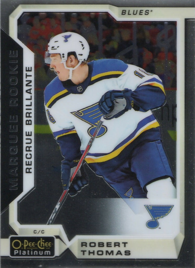 2018-19 O-Pee-Chee Platinum Hockey - Base - Marquee Rookie #194 Robert Thomas - St. Louis Blues