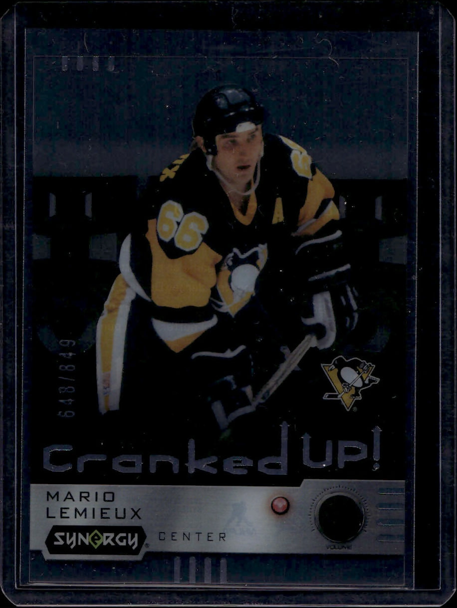 2023-24 Upper Deck Synergy Hockey - Cranked Up :849 #CR-ML Mario Lemieux - Pittsburgh Penguins - A