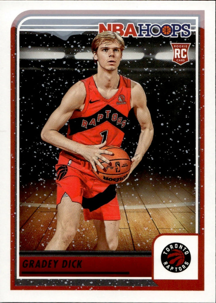 2023-24 Panini Hoops Basketball - Base #243 Gradey Dick - Toronto Raptors - A