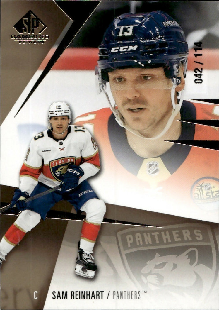 2023-24 Upper Deck SP Game Used Hockey - Base :114 #39 Sam Reinhart - Florida Panthers - A