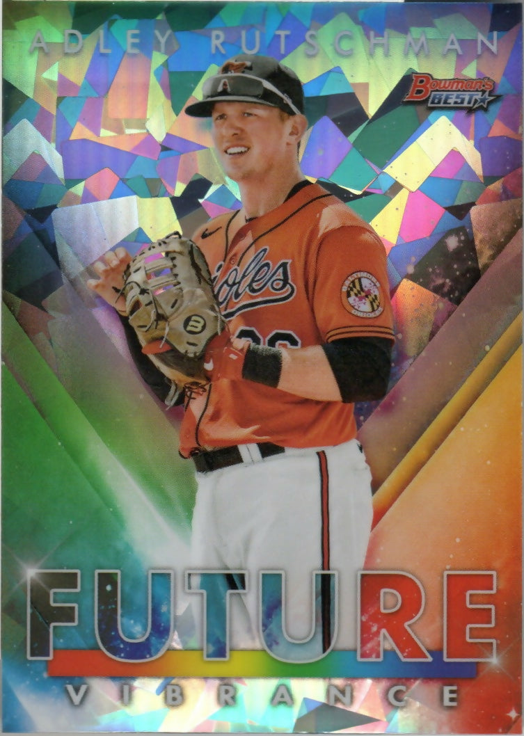 2021 Bowman's Best Baseball - Bowman Future Vibrance - Atomic Refractor #BFV-34 Adley Rutschman - Baltimore Orioles - F