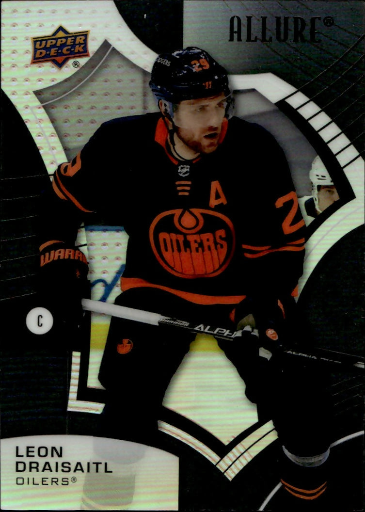 2021-22 Upper Deck Allure Hockey - Base - Black Rainbow #52 Leon Draisaitl - Edmonton Oilers - A