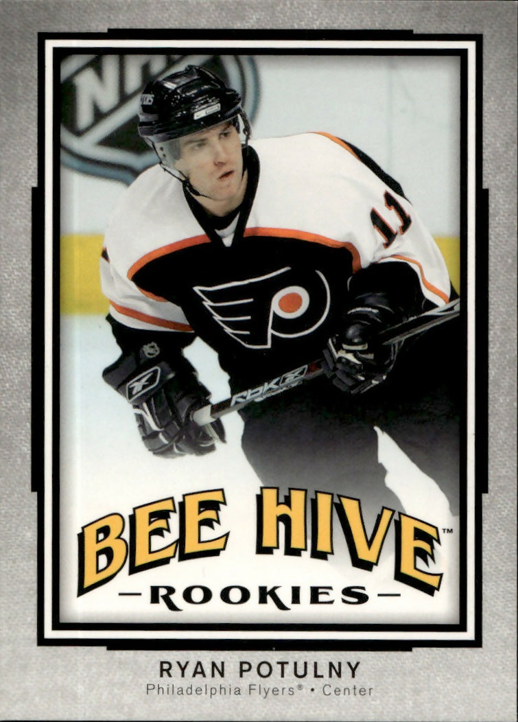 2006-07 Upper Deck - Bee Hive Hockey - Base - Rookies #141 Ryan Potulny - Philadelphia Flyers - A
