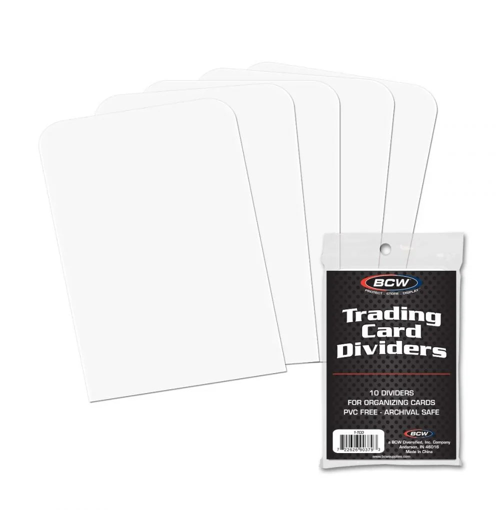 BCW Trading Card Dividers Graded Cards 10pk