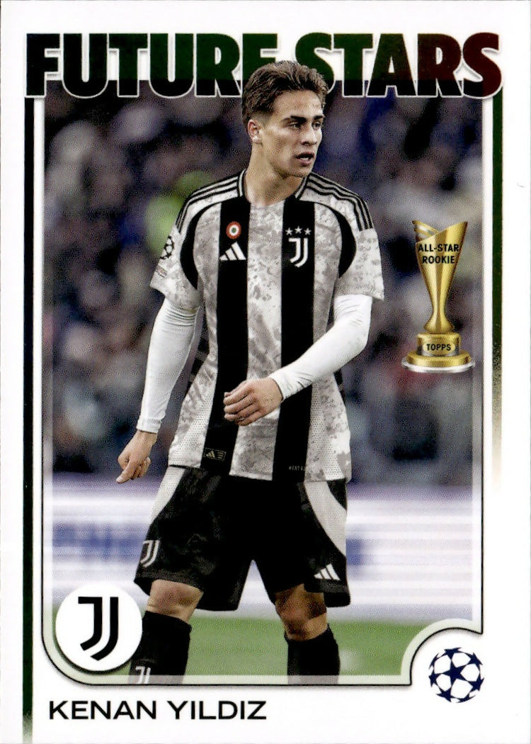2024-25 Topps UEFA Club Competitions - Base #59 Kenan Yildiz - Juventus - A