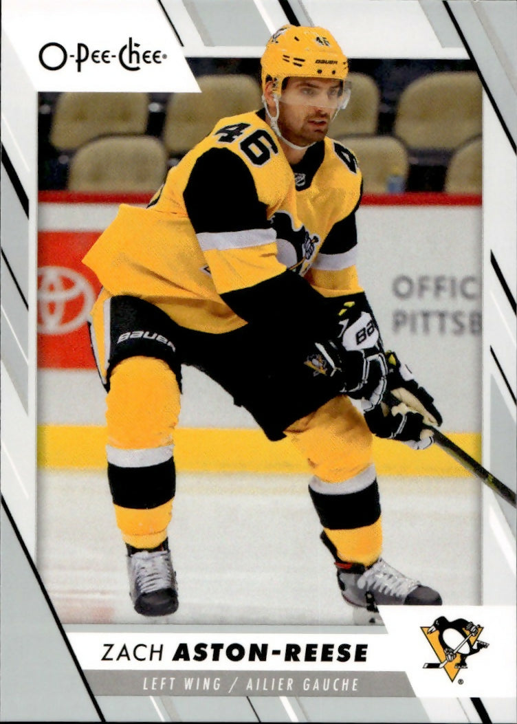 2023-24 Upper Deck O-Pee-Chee Hockey - Base #489 Zach Aston-Reese - Pittsburgh Penguins - A