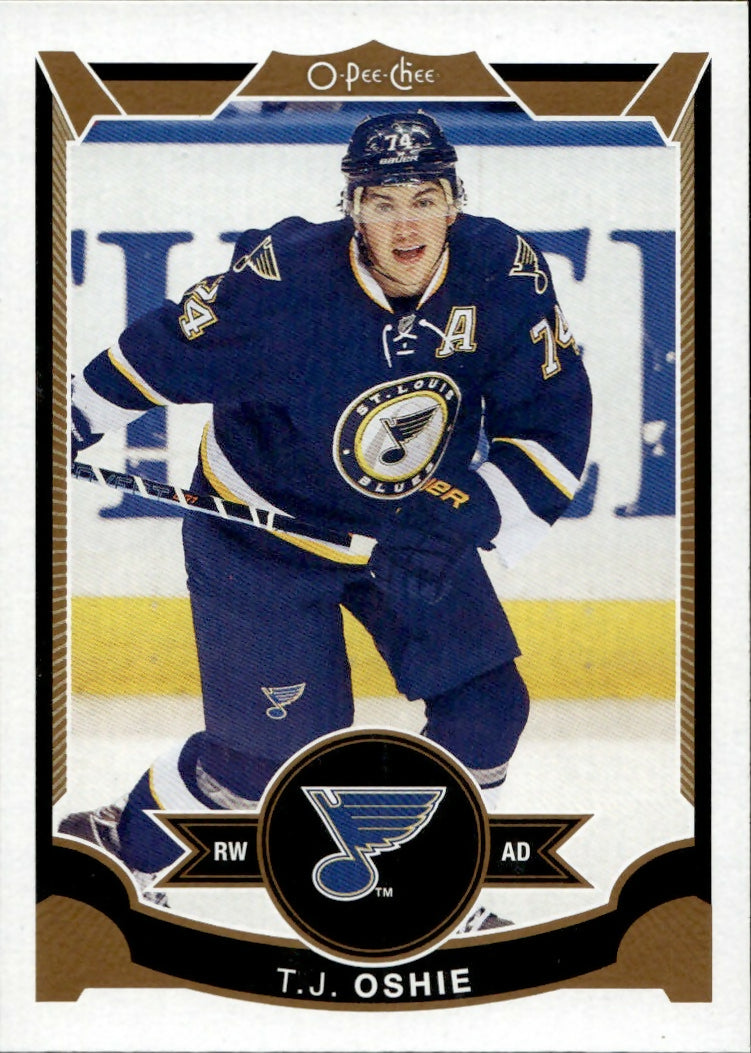 2015-16 Upper Deck O-Pee-Chee Hockey - Base #496 T.J. Oshie - St. Louis Blues