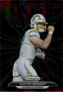 2028 Panini Prizm Football - Hype #H-1 Justin Herbert Los Angeles Chargers - A