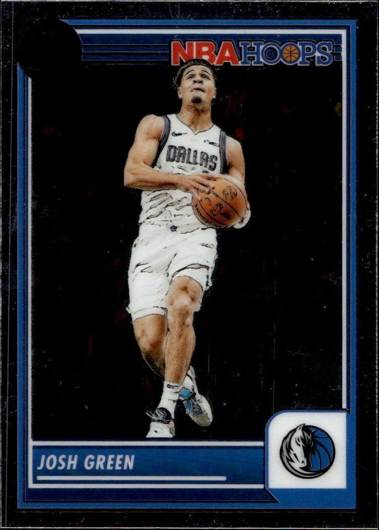 2023-24 Panini NBA Hoops Premium Stock - Base #250 Josh Green - Dallas Mavericks - A
